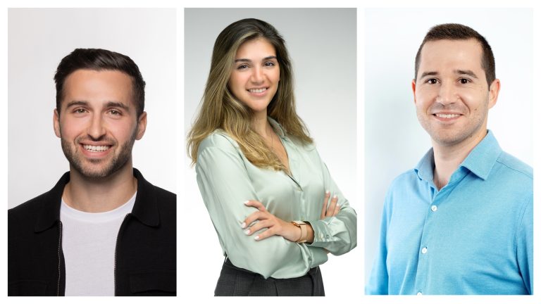 Left - Josh Trup, Ortal Sasson-Hendin, Meir Cohen
