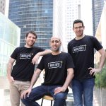 Buildots founders, left to right- Roy Danon, Yakir Sudry, Aviv Leibovici. Credit - Eyal Toueg